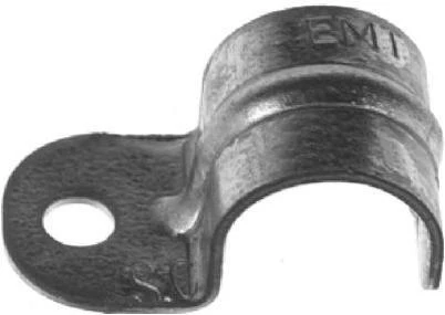 Electrical Metallic Tubing Strap Snap-On 1 Hole 1 and 1/2 Inch