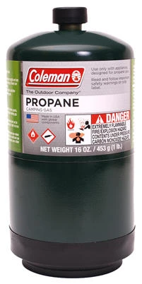Propane Camping Cylinder, 16-oz.