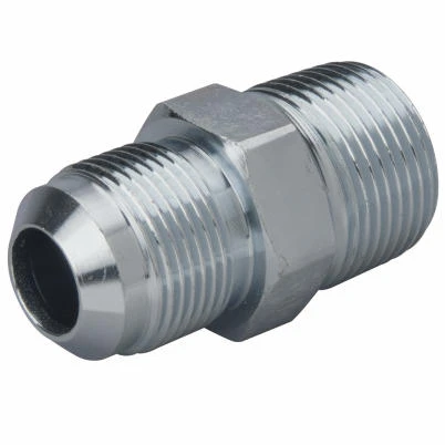 Dormont 5/8 In. OD Flare x 3/4 In. MIP (tapped 1/2 In. FIP) Zinc-Plated Carbon Steel Adapter Gas Fitting