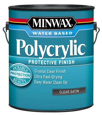 Polycrylic Protective Finish, Satin Clear, 1-Gallon