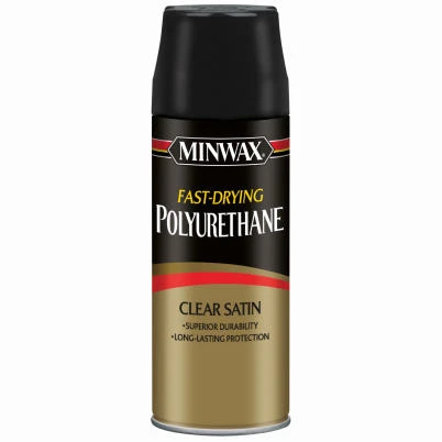 Aerosol Satin Polyurethane Finish, 11.5 oz.