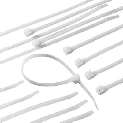 White Cable Ties, 8 In., 100-Pk.