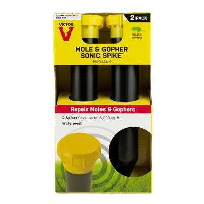Mole & Gopher Sonic Spikes, 12 In., 2-Pk.