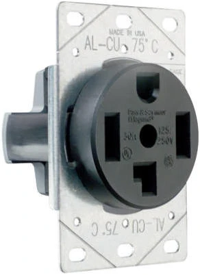 Pass & Seymour Flush Outlet 30A 125/250V 4W