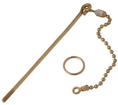 Brass Toilet Tank Lift Wire And Chain For Most Toilets