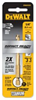 Titanium Impact Drill Bit, 5/16 In.