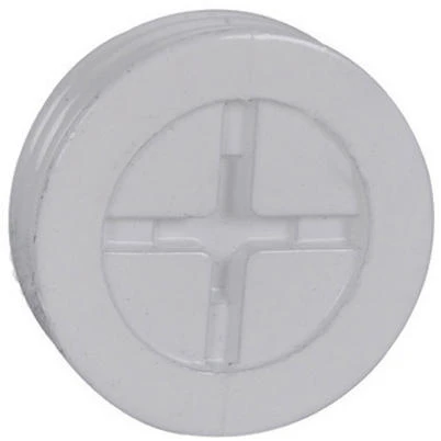 White Weatherproof 1/2 In. Closure Plug, 3-Pack
