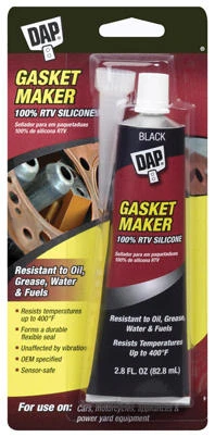Gasket Sealant, Silicone Rubber, 2.8-oz.