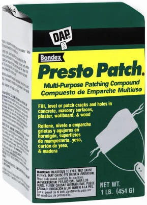 DAP Presto Patch 4 Lb. White Patching Compound