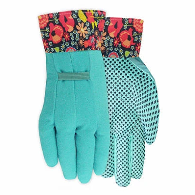 Canvas Dot Gardening Gloves for Women, One Size Fits Most, Durable and Comfortable