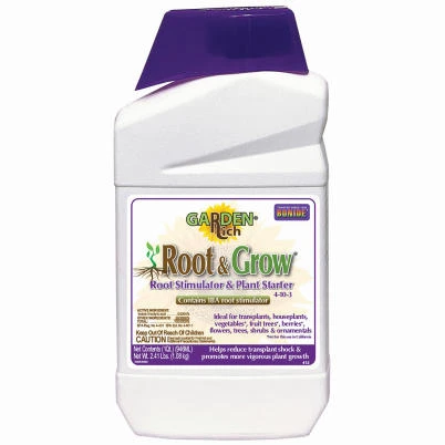 Garden Rich Root & Grow Root Stimulator & Plant Starter, 4-10-3 Fertilizer for Transplanting, 32 oz. Concentrate