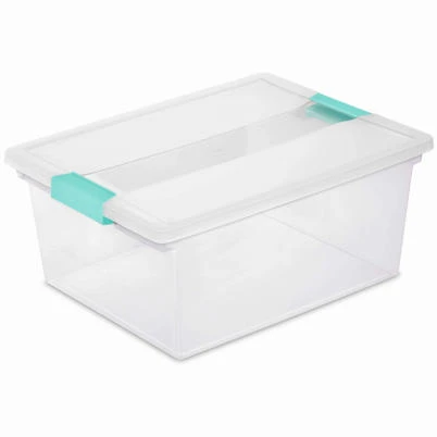 Deep File Clip Box, 14 x 11 x 6.25-In.
