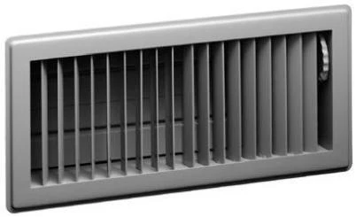 Floor Register Steel Brown 4 Inch by 12 Inch Adjustable Vent Cover