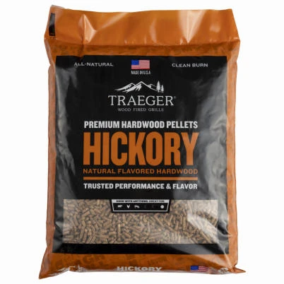 Traeger 20 Lb. Hickory All-Natural Wood Grilling Pellets