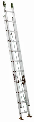 20-Ft. Extension Ladder, Aluminum, Type II, 225-Lb. Duty Rating