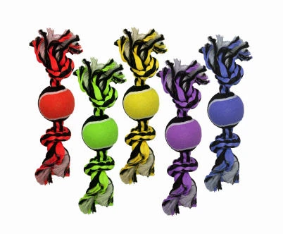 Dog Toy Nuts for Knots Durable Rope Chew Toy 10 Inch