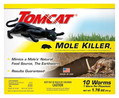 Worm-Shaped Mole Killer, 10-Pk.