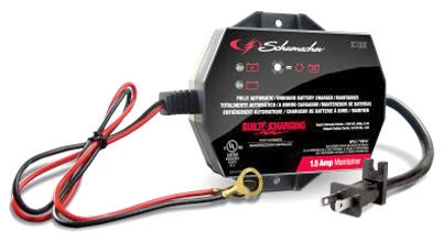 On-Board Battery Charger/Maintainer, 1.5-Amp, 6/12-Volt