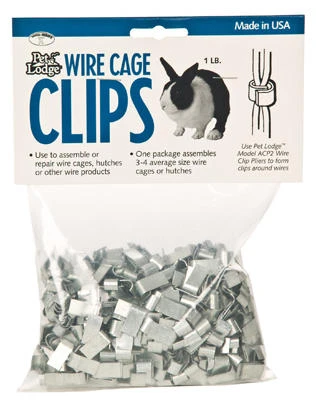 Wire Cage Clips, 1 Lb. Pkg.