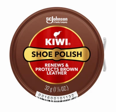 Shoe Polish Paste, Brown, 1-1/8 oz.