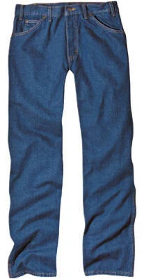 Men's 5-Pocket Jeans, Rinsed Denim, Regular Fit, Size 30 by 32 Inches