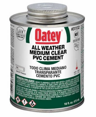 PVC All-Weather Pipe Cement, 16 oz.