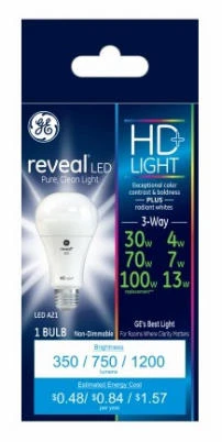 GE 4/7/13W A21 Rev Bulb