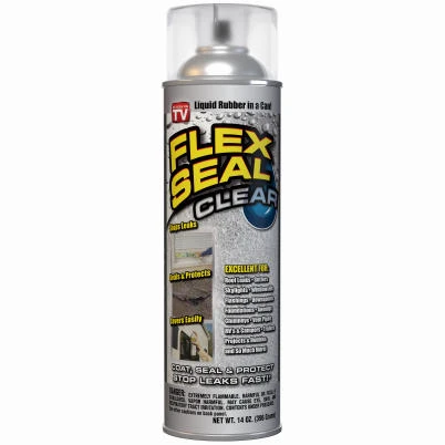 FLEX SEAL Rubber Sealant Coating, Clear, 14-oz.