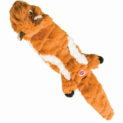 Skinneeez Extreme Quilted Chipmunk Stuffing-Free Dog Toy, 14 Inches Long