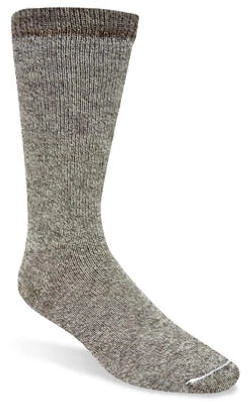Men's Extra Large Thermal Work Socks Gray Twist Pattern