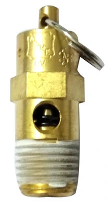 Compressor Safety Valve with 1/4-Inch Male National Pipe Thread Connection