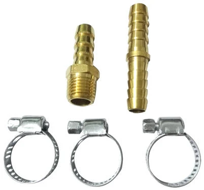 Hose Repair Kit with 3/8 Inch Barb and 1/4 Inch Male National Pipe Thread Connector