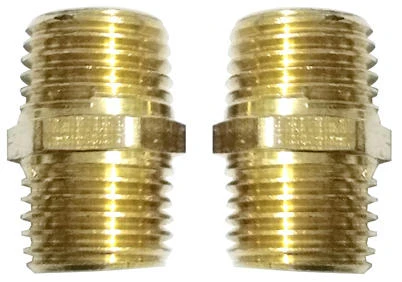 Compressor Hex Coupling, 1/4-In. MNPT, 2-Pk.