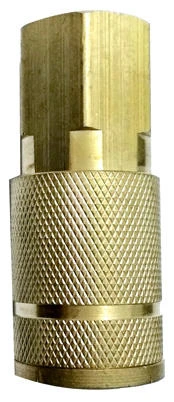 T-Shaped Automotive Coupler, 1/4 Inch by 1/4 Inch Female National Pipe Thread