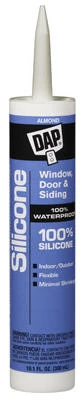 DAP 9.8 Oz. Window, Door & Siding Silicone Sealant, Almond