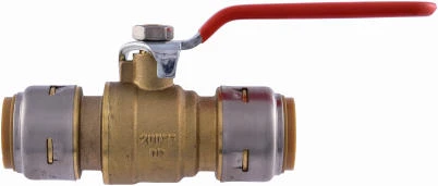 Push-Fit Ball Valve, Lead-Free, 3/4 In.