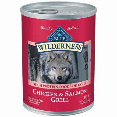 Dog Food, Salmon/Chicken Grill, 12.5 oz. Can