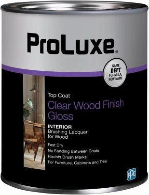 Wood Finish Brushing Lacquer Clear Gloss 1 Quart