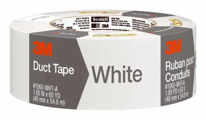 3M Heavy-Duty Duct Tape: 1.88 in x 45 yd, White