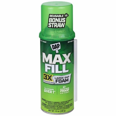Max Fill Triple Expansion Foam Sealant, 12-oz.