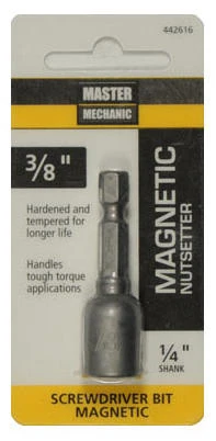 Magnetic Nut Driver, 3/8 x 1-7/8 In.