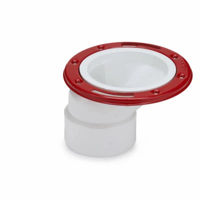 PVC Pipe Offset Closet Flange, 3 to 4 In.