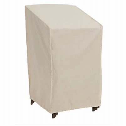 Taupe Stacked Chair Cover for Event and Banquet Chairs
