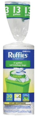 Recycling Bags, 13-Gallons, 30-Ct.