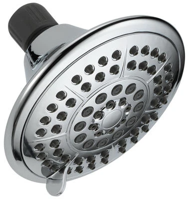 5-Spray Shower Head, Fixed Mount, Chrome