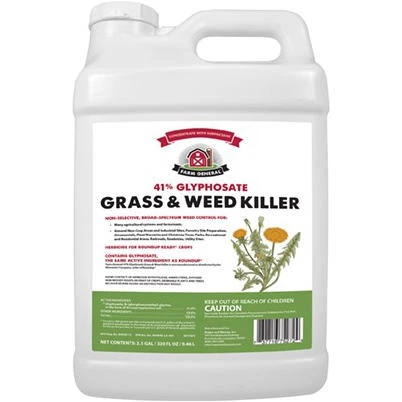 GRASS AND WEED KILLER 41% GLYPHOSATE