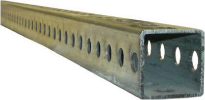 Telescoping Perforated Steel Tube, 14 Gauge, 1.25" X 1.25" X 72"