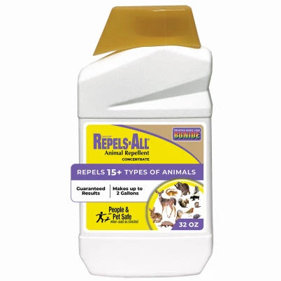 Repels-All Natural Deer, Rabbit & Animal Repellent, 32 oz. Concentrate