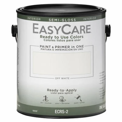 Ready to Use Off White Interior Semi-Gloss Acrylic Latex Paint, 1 Gallon