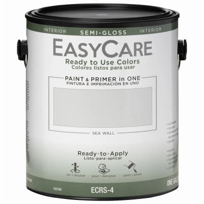 Ready To Use Colors Paint & Primer, Interior Semi-gloss Latex, Sea Wall, Gallon